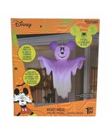 Disney Mickey Mouse Ghost Airblown Inflatable New Gemmy 4 FT  - £46.89 GBP