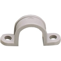 Gardner Bender GCC-410 2-Hole Heavy Duty Conduit Strap, 1.66 in, Plastic, Gray, - $18.01