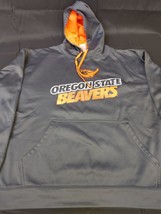 Oregon State Beavers Hoodie Sweatshirt Adult XL Gray Orange Pullover Sweater - £14.29 GBP