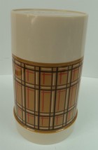 Vintage Aladdin Best Buy Wide Mouth Thermos Bottle - Pint # WM4040 Brown Plaid - £7.90 GBP