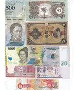 World Billets de Banque, plein De 8, Assortiment Collection, WBN-38 - $20.03