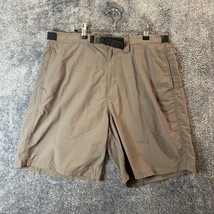 Mountain Khakis Shorts Mens 36 Brown Hiking Outdoors Nylon Relaxed Fit L... - $14.79