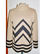 VINTAGE “COLETTE MORDO for SADIMARA” DOUBLE KNIT  LONG SLEEVE TUNIC TOP ... - $14.85