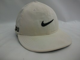 Nike Golf VR 20 XI Hat Yellowed Stained White Stretch Fit Baseball Cap - £12.69 GBP