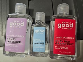 Really Good Things Hand Sanitizer (Pack Of 3)  / New - Choose - $12.95