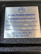 Fluid Power Energy 3-Way Thermostatic Valve A1530J20KV, 080405 Temp 190  - $178.59