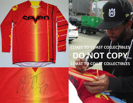 Malcolm Stewart Supercross Motocross signed Seven Jersey COA proof, autographed= - £270.90 GBP