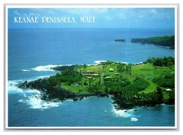Keanae Peninsula Aerial View Maui Hawaii HI UNP Continental Postcard O21 - £3.06 GBP