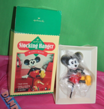 Hallmark Walt Disney Mickey Mouse Stocking Hanger QSH810-9 - £18.91 GBP