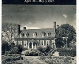 Garden Week in Virginia Program Booklet 1947 - £38.94 GBP
