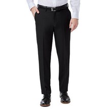 Haggar Mens Premium Comfort Slim-Fit Performance Stretch Flat-Front Dress Pants - £30.57 GBP