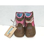 Twister Baby Buckers Infant Girls Size 1 Boots New With Tags - $266.59 MXN