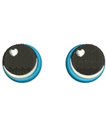Simple Blue Eyes Pair (Left &amp; Right) for Soft Toy, Machine Embroidery De... - €3,06 EUR