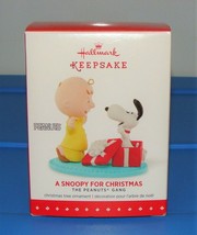 2015 Hallmark Keepsake Peanuts Gang A Snoopy For Christmas Ornament - $44.90