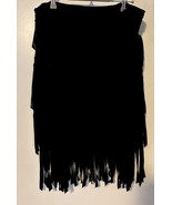 JS Collection Women’s Black Friday Fringe Pencil Skirt Size 12 - €13,58 EUR
