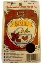 New Berlin Co Cross Stitch Kit Goose Ornament Joy Holidays Small Heart V... - $3.99