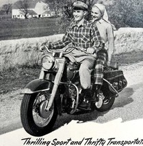 Harley Davidson Hydra Glide Advertisement 1951 Motorcycle Thrift Sport L... - £31.46 GBP