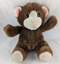 Mattel Emotions Brown Bear Plush 12 Inch G1271 1986 Stuffed Animal toy - £11.90 GBP