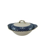 Royal Swan Colbalt Tureen Serving Soup Bowl 22 KT Gold Decorated Made in... - $76.13