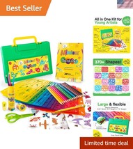 Creative Drawing Stencil Kit with 370+ Shapes - Perfect Art Set for Kids - $1,008.82 MXN