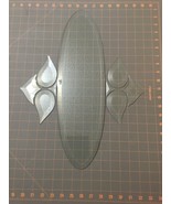 clear glass bevels set stained glass crafts large - $727.72 MXN