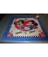 Disney Minnie Mouse Mickey Mouse Design 22 Inch Square  Bandana Hearts B... - $7.99