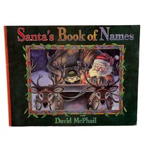 Santas Book of Names by David McPhail Paperback 1993 Christmas Childrens Book - £6.30 GBP