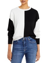 Aqua Womens Fleece Colorblock Pullover Top M - £18.93 GBP