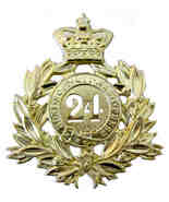 24th Regiment of Foot Badge 2d Warwickshire 1879 ZULU WARS Pith Helmet P... - $28.99