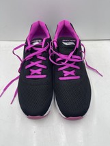 Skechers Arch Fit Big Appeal Womens Shoes Trainers Black Pink White Size 11 - $39.59