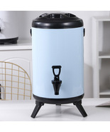 SOGA 12L Stainless Steel Insulated Milk Tea Barrel Hot and Cold Beverage  - $72.90
