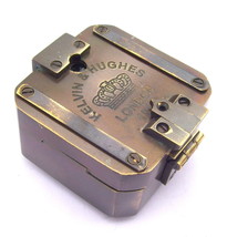 NauticalMart 1917 Solid Brass Kelvin And Hughes Antique Compass - £23.12 GBP