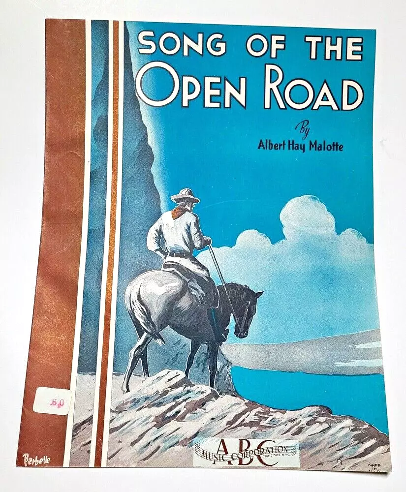 Song of the Open Road  ABC Music Corporation  1936 - $7.95