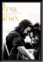 A Star is Born Lady Gaga and Bradley Cooper signed movie poster - £277.36 GBP