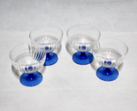 Williams Sonoma MIAMI CLEAR Champagne Glass / Dessert Dish - Set Of 4 - ... - $32.64