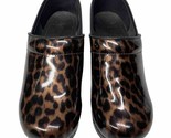 Dansko Leopard Cheetah Print Clogs Shoes Women’s Size 37 - $20.30