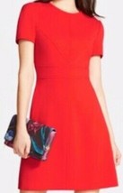   Eliza J Fit and Flare Red Dress Sz.8  - £39.89 GBP