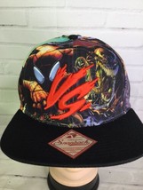 Marvel VS Versus Spider-Man Venom Red Skull All Over Sublimated Snapback Hat Cap - £33.22 GBP