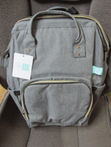 &quot;&quot;AFBP GRAY BACKPACK - COOLER BOTTOM&quot;&quot; - TRAVEL, BABY DIAPER BAG,  NEW W... - $24.89