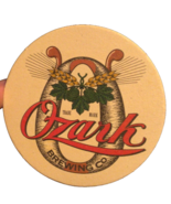 OZARK BREWING CO Beer Coaster Double Sided Vintage Bar Decor Hop Wheat L... - $55.36 MXN
