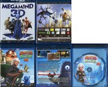 MEGAMIND 3D BRAND NEW &amp; MONSTERS VS ALIENS 3D LIKE NEW BLU-RAY PROMOTIONAL - £11.68 GBP