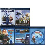 MEGAMIND 3D BRAND NEW &amp; MONSTERS VS ALIENS 3D LIKE NEW BLU-RAY PROMOTIONAL - £11.91 GBP