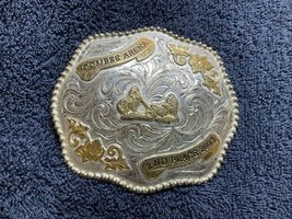 COMBEE ARENA LAKELAND FL - 2nd PLACE RODEO LARGE BELT BUCKLE 2003 By LON... - $740.99 MXN