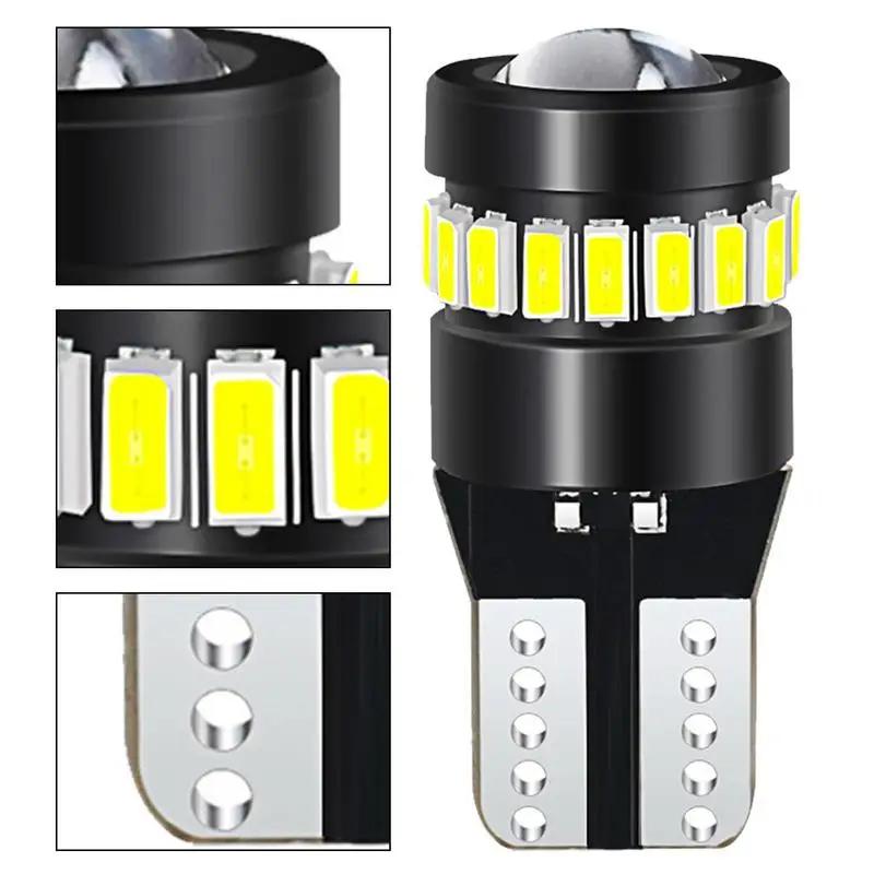 Super Bright T10 3014 LED Instrument Panel Light Bulb, 1.5W, 12-18V, White Aut - £10.96 GBP