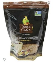 Dulce Cana Pure Cane Turbinado Sugar 2lb bag. lot of 2 - £23.27 GBP