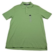 St Johns Bay Shirt Mens M Green Polo Short Sleeve Collar New - £18.18 GBP