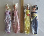 NEW Lot of 4 Dolls 12&quot; Fairytale Princess Dolls 4+ Dress-up JCP Toys Pin... - $11.40