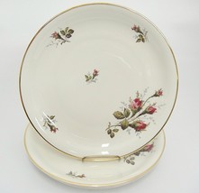 Rosenthal 4 8&quot; Salad Plates F33 22 15 Rosebuds Thorny Stems Gilded Edge ... - £14.89 GBP
