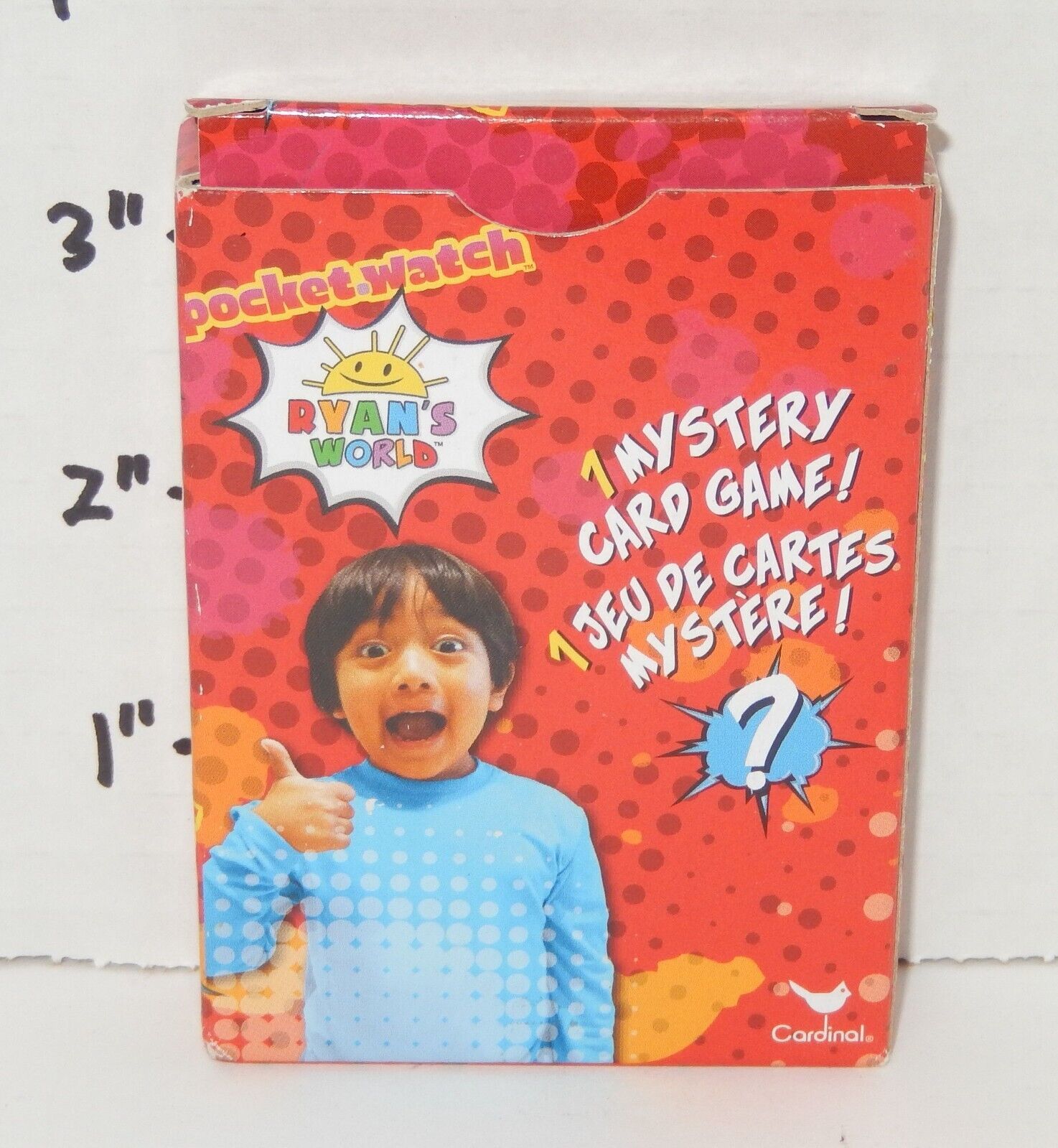Pocket Watch Ryan&#39;s World Mystery Card Game by Cardinal - $10.44
