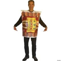Oscar Mayer Wiener Package Adult Costume Food Hot Dog Funny Halloween GC1704 - £55.94 GBP